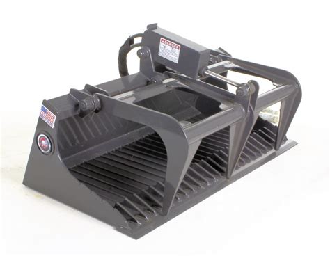 mini skid steer rock grapple